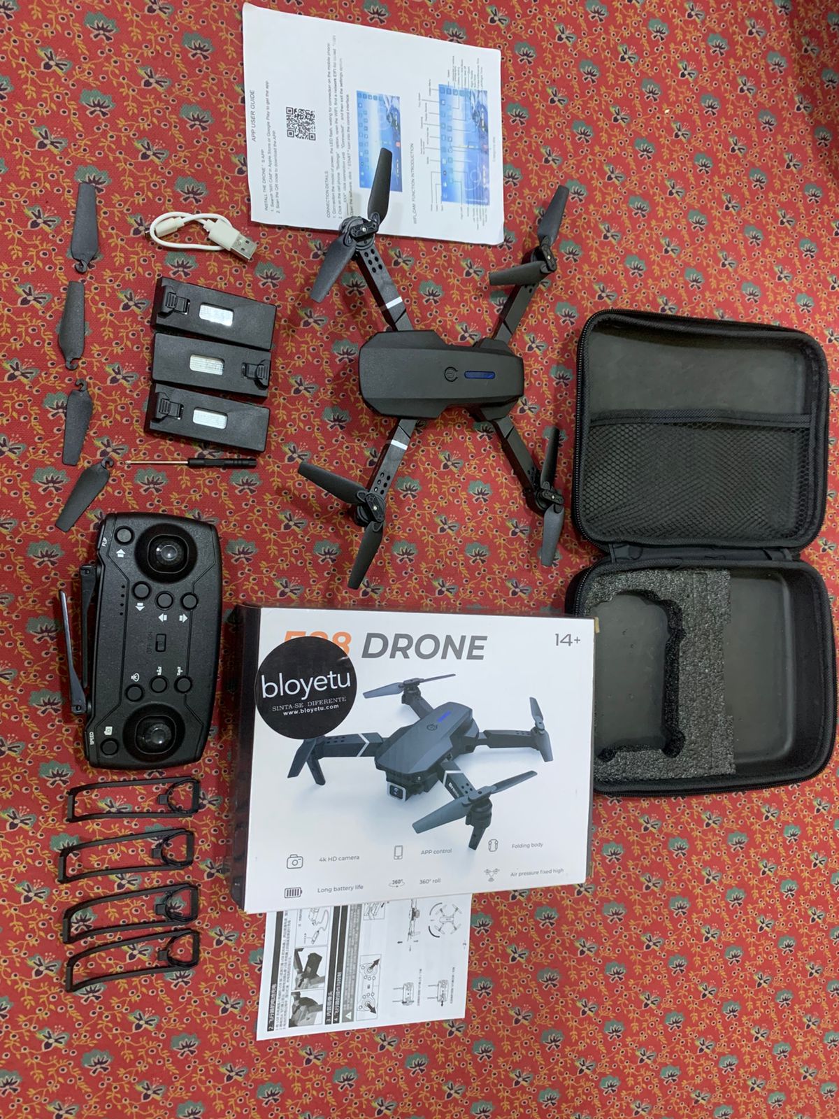 Drone E88 Pro + 2 Baterias